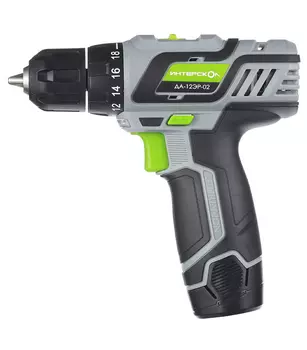 Дрель-шуруповерт аккумуляторная Интерскол Да-12ЭР-02 595.3.2.00 12В 2х1.5Ач Li-Ion