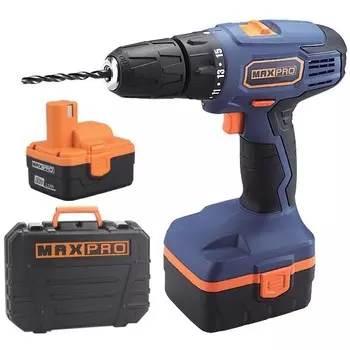 Дрель-шуруповерт аккумуляторная Max Pro MPCD18VDQF/2 85019