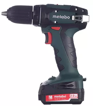 Дрель-шуруповерт аккумуляторная Metabo BS 602206540 14.4В 2х2Ач Li-Ion