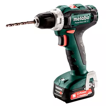 Дрель-шуруповерт аккумуляторная Metabo PowerMaxx BS 12 601036500 12В 2х2Ач Li-Ion