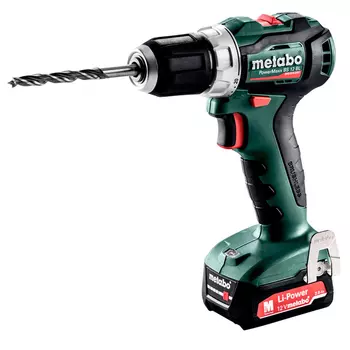 Дрель-шуруповерт аккумуляторная Metabo PowerMaxx BS 12 BL 601038500 12В 2х2Ач Li-Ion