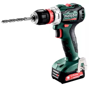 Дрель-шуруповерт аккумуляторная Metabo PowerMaxx BS 12 BL Q 601039500 12В 2х2Ач Li-Ion