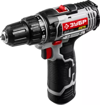 Дрель-шуруповерт аккумуляторная Зубр Стандарт ДШЛ-121