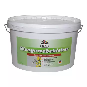 Dufa Glasgewebekleber 10 кг, Обойный клей готовый для стеклообоев,