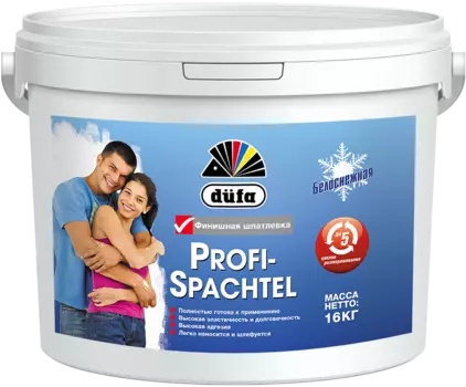 Dufa Profi-Spachtel, 16 кг, Шпатлевка готовая финишная