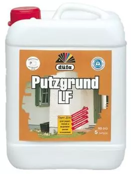 Dufa Putzgrund LF RD 313, 10 л, Грунтовка глубокого проникновения акриловая