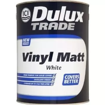 Dulux Vinyl Matt 5 л, Краска интерьерная латексная (белая)