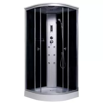 Душевая кабина Aqualux AQ-4170GM Bl Idro 900х900х2150 мм