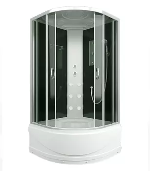 Душевая кабина ERLIT ER3509TPF-C4-RUS 900х900х2150 мм с высоким поддоном с крышей