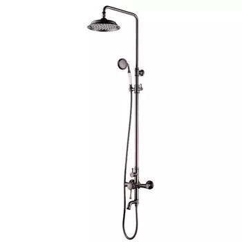 Душевая стойка Lemark Peretto LM6362RB черный кофе