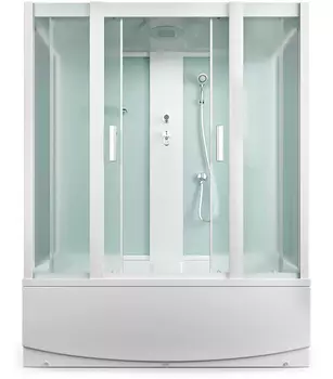 Душевой бокс MIRWELL MR3515TP-C3 150х80х215см с высоким поддоном с крышей