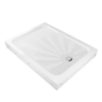 Душевой поддон Alex Baitler акриловый 120х90х17 см прямоугольник с ножками с сифоном