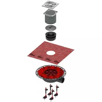 Душевой трап TECE TECEdrainpoint S KDP-S110 с сифоном в комплекте