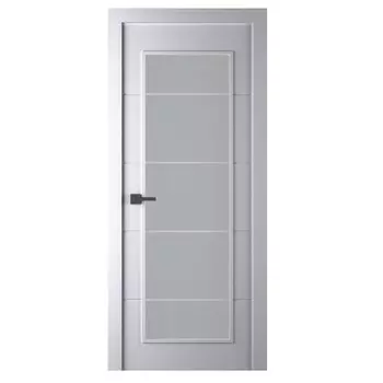 Дверь межкомнатная Belwooddoors Арвика эмаль белая стекло мателюкс кристалайз 2000х900 мм