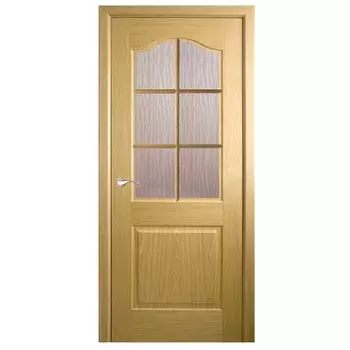 Дверь межкомнатная Belwooddoors Капричеза дуб стекло кора дуба с деревянной рамкой 2000х600 мм