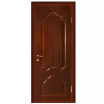 Дверь межкомнатная Мариам Кардинал шпон Темный орех глухое 1900х600 мм