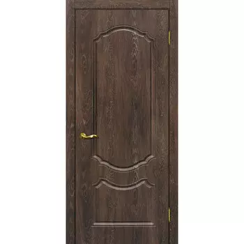 Дверь межкомнатная Мариам Сиена-2 ПВХ шале Дуб корица глухое 1900х600 мм