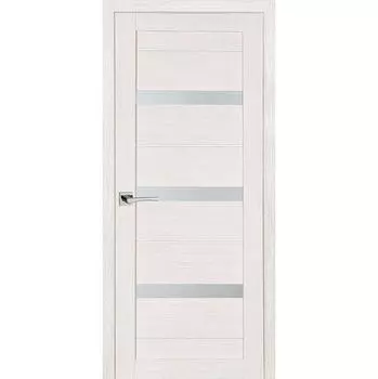 Дверь межкомнатная Мариам Техно 642-3D экошпон Эшвайт стекло белый сатинат 2000х900 мм