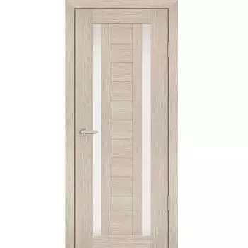 Дверь межкомнатная Profilo Porte PS-15 экошпон Каппучино мелинга стекло белый сатинат 2000х700 мм