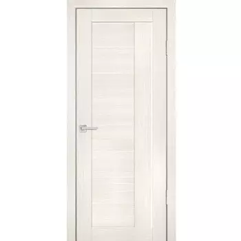 Дверь межкомнатная Profilo Porte PS-17 экошпон Эшвайт мелинга стекло белый сатинат 1900х550 мм