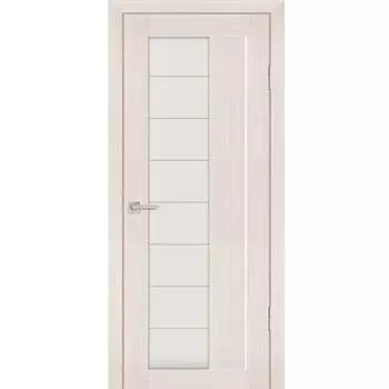 Дверь межкомнатная Profilo Porte PS-41 экошпон Эшвайт мелинга стекло белый сатинат 2000х600 мм