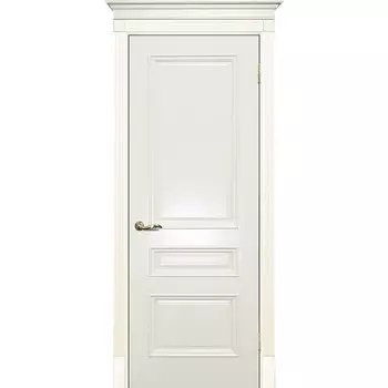 Дверь межкомнатная Текона Смальта 06 Слоновая кость RAL 1013 глухое 1900х600 мм