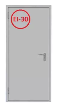 Дверь противопожарная ДПМ-01 EI-30 однопольная 2100х900 мм