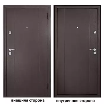 Дверь входная Форпост 72 правая медный антик - медный антик 860х2050 мм