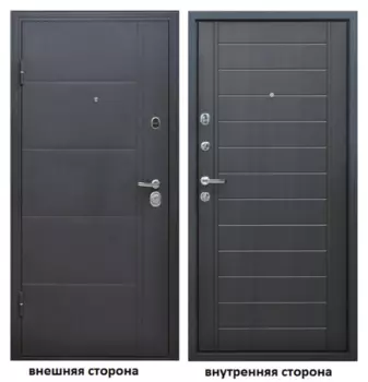 Дверь входная Форпост Эверест левая серый графит-венге 860х2050 мм