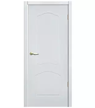 Дверное полотно Принцип Арктика белое глухое эмаль 700х2000 мм