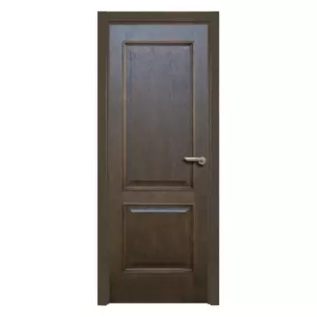 Дверное полотно РЖЕВДОРС Velmi 01 дуб тонированный глухое шпон 600х2000 мм