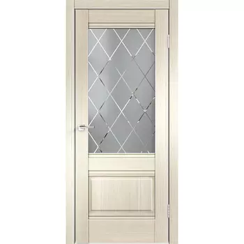 Дверное полотно VellDoris ALTO 2V ясень японский со стеклом экошпон 700х2000 мм