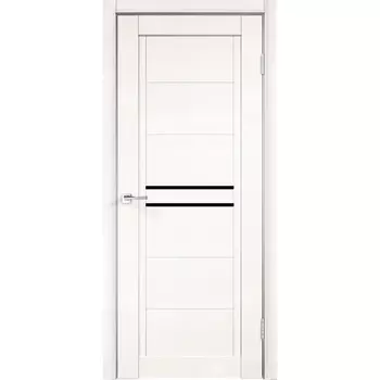 Дверное полотно VellDoris NEXT 2 белый эмалит со стеклом экошпон 800х2000 мм