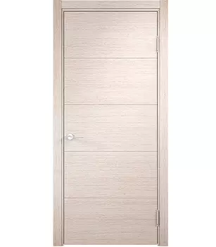 Дверное полотно Verda Турин мод.01 дуб бежевый глухое экошпон 700х2000 мм