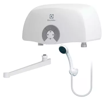 Electrolux Smartfix 2.0 TS НС-1017848, 3.5 кВт, Водонагреватель проточный электрический с краном и душем