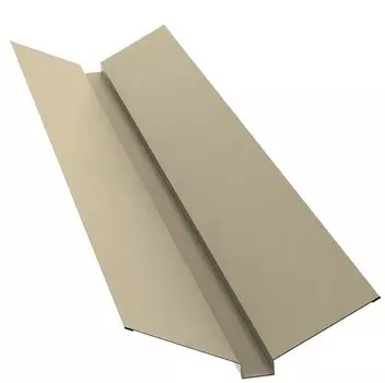 Ендова верхняя Grand Line Pe Ral 1015 115х30х115 мм резка