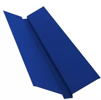 Ендова верхняя Grand Line Pe Ral 5002 115х30х115 мм резка