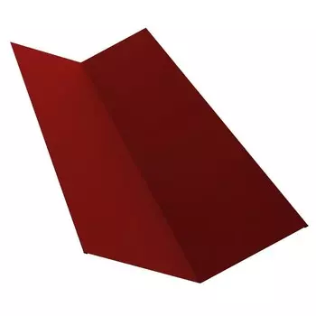 Ендова верхняя Grand Line Quarzit lite Ral 3011 145х145 мм резка