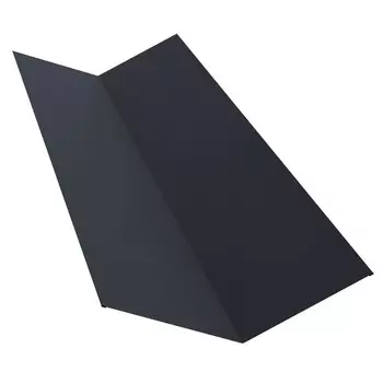 Ендова верхняя Grand Line Quarzit lite Ral 7024 145х145 мм резка