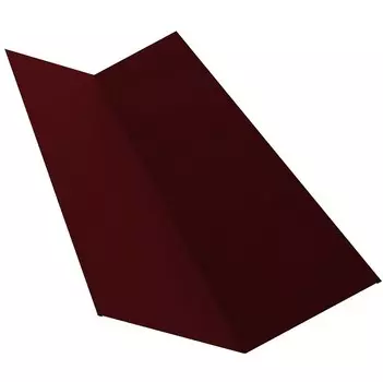 Ендова верхняя Grand Line Velur20 Ral 3005 145х145 мм резка