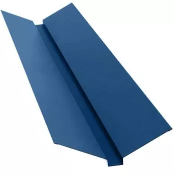 Ендова верхняя Grand Line Velur20 Ral 5001 115х30х115 мм резка