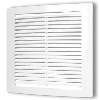 Era 4444РЦ 440х440 мм, Решетка вентиляционная вытяжная (белая)