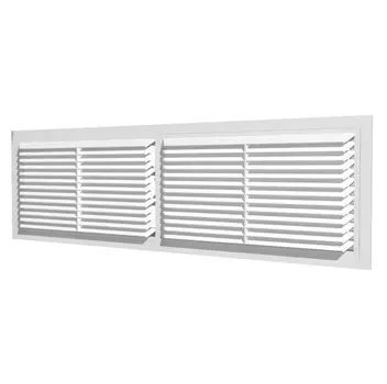 Era 4513РП 455х133 мм, Решетка вентиляционная переточная (белая)