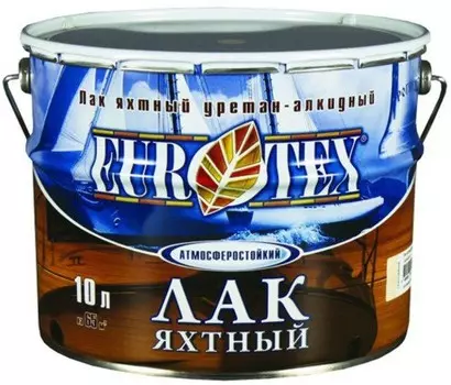 Eurotex, 10 л, Лак яхтный глянцевый