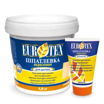 Eurotex махагон, 1,5 кг, Шпатлевка для древесины
