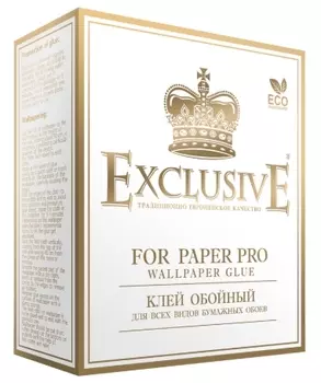 Exclusive For Paper PRO, 283 г, Обойный клей для бумажных обоев