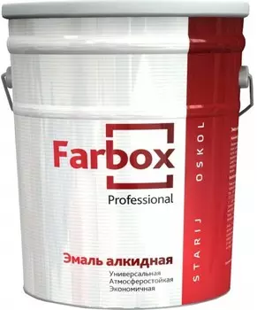 Farbox ПФ-115 20 кг, Эмаль алкидная универсальная (белая матовая)