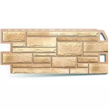 Панель фасадная Альта-профиль фактура камень цвет песчаник