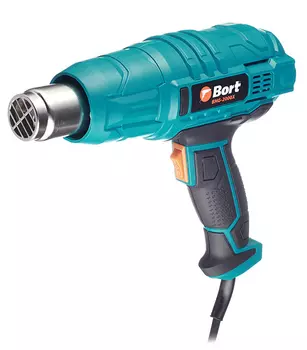 Фен строительный электрический Bort BHG-2000X 2000 Вт