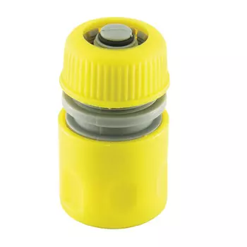 Feona соединитель пластмассовый с автостопом для шлангов 3/4" 20/200 003-2402